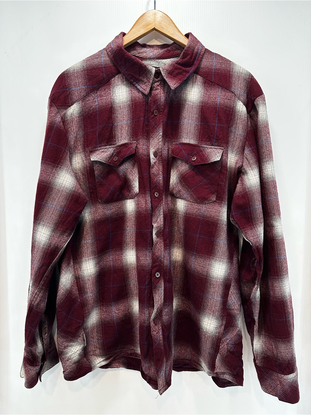 Icebreaker Lodge Merino Wool Button up Plaid Shirt Men’s XXL